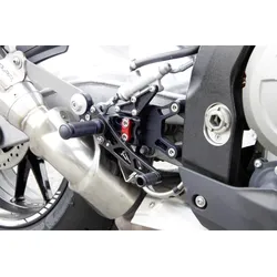LSL Ersatzteil für 2Slide Rastenanlage 118B040RT, Bremsseite, BMW S1000RR, 09-, schwarz