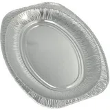 Papstar Starpak Servierplatten, Alu oval 35 cm x 24,5 cm
