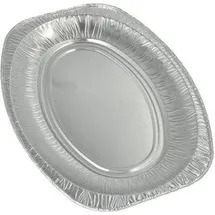 Papstar Starpak Servierplatten, Alu oval 35 cm x 24,5 cm