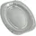 Papstar Starpak Servierplatten, Alu oval 35 cm x 24,5 cm