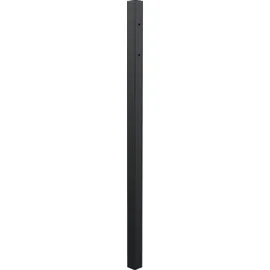 GAH Alberts Anschlagpfosten Zierzaun 6 x 6 x 170 cm Schwarz/Aluminium
