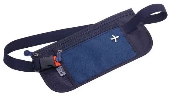 TROIKA SICHERHEITSGURT Hüfttasche Polyester Blau