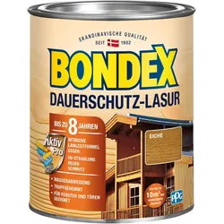 BONDEX Dauerschutz-Lasur Außen, Holzfarbe, wetterschutz, 0,75 l, Eiche