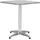 vidaXL Gartentisch 60 x 60 x 70 cm Silber