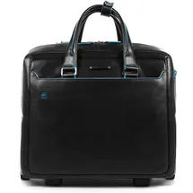 Piquadro Black Square Computertrolley 2-Rollen Cabin 36 cm / 20 l black