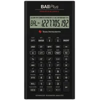 Texas Instruments BAII Plus Professional Finanzrechner grau