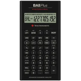 Texas Instruments BAII Plus Professional Finanzrechner grau