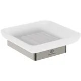Ideal Standard Conca Seifenschale Edelstahl Silber/Weiß