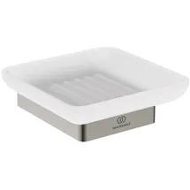 Ideal Standard Conca Seifenschale Edelstahl Silber/Weiß