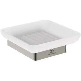 Ideal Standard Conca Seifenschale Edelstahl Silber/Weiß