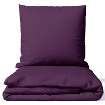 nyvi DreamScience Uni Aubergine 200 x 200 cm + 2 x 80 x 80 cm