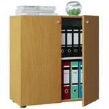 VCM Aktenschrank mit Drehtüren Lona 2 Fächer