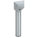 SOTech Möbelfuß 246 x 50 mm inkl. Montagewinkel 100 x 100 x 70 mm Silber