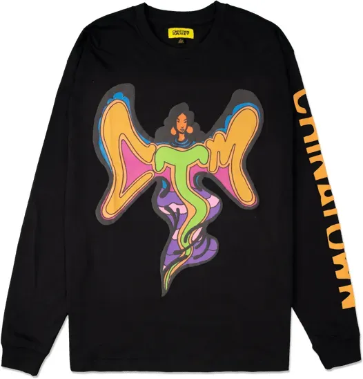 Market Goddess Longsleeve Schwarz