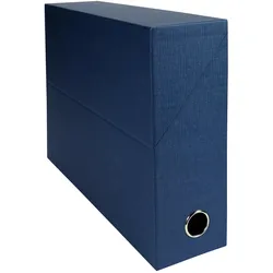 Exacompta 89527E 5x Transferbox Rücken 90mm gerilltes Papier - Dunkelblau
