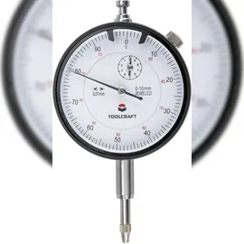 TOOLCRAFT Messuhr Ø 58 mm 10 mm