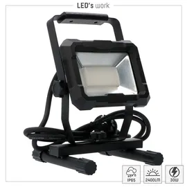 LED's Work Arbeitsleuchte 30 W 2500 lm schwarz