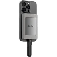 Lexar ES4 Portable SSD mit Magnetsatz 1TB, Externe SSD USB 3.2 Gen 2 bis zu 1050 MB/s Lesen und 1000 MB/s Schreiben, kompatibel mit iPhone 15/16, PC & Mac, Type-C-Laptops, Tablets, PS5, PS4