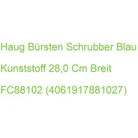 Haug® bürsten Schrubber blau Kunststoff 28,0 cm breit