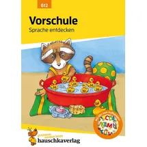 Hauschka Verlag Vorschule Übungsheft ab 5 Jahre für Junge und Mädchen - Sprache entdecken