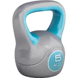 GORILLA SPORTS® Kettlebell - 2kg, 3kg, 4kg, 5kg, 6kg, 8kg, 10kg, 12kg, 14kg, 16kg, 18kg, 20kg Gewichte, Einzeln/Set, mit/ohne Ablage, Kunststoff - Kugelhantel, Schwunghantel, Kugelgewicht