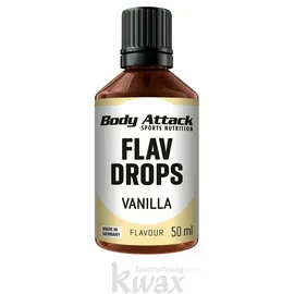 Body Attack Flav Drops Vanilla 50 ml