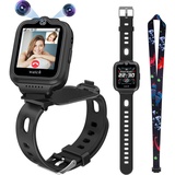 EURHOWING Kinder Smartwatch mit GPS Telefon Uhr, 4G WiFi Videoanruf Smart Watch mit 360°Drehbar & Dual-Kamera SOS, Schrittzähler, Weihnachten Geburtstag Spielzeug Geschenke für Kinder Jungen Mädchen