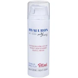 proYoung HYALURON ANTI AGING FALTENFILLER Retinol Nachtcreme 140 ml Nachtcreme