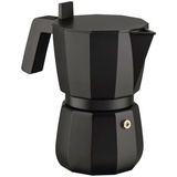 Alessi Moka 6 Tassen, Schwarz