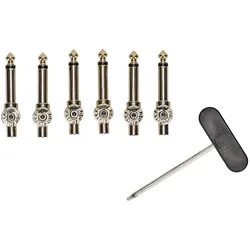 RockBoard Klinkenstecker 6er-Set für Selfmade Patchkabel-Set - Klinkenstecker
