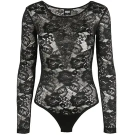 URBAN CLASSICS Ladies Lace Longsleeve Body -