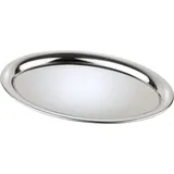 APS Tablett KAFFEEHAUS silber oval 20,0 x 14,5 cm