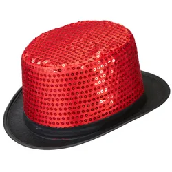 Pailletten Zylinder Rot - OS