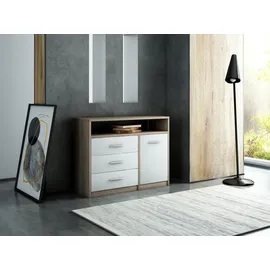 matkam Bodo 98 x 75 x 35 cm Sonoma Eiche / Weiß