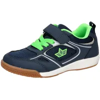 LICO Racine VS Hallenturnschuhe, Marine/Lemon, 33 EU