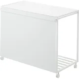 Yamazaki Mülleimer mit 3 Fächern & Rollen, TOWER, Abfalleimer, Weiss