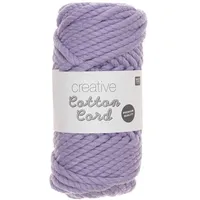 Rico Design Makrameegarn Creative Cotton Cord Lila 25 m