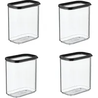 Mepal Modula 4-teiliges Set schwarz 1500 ml
