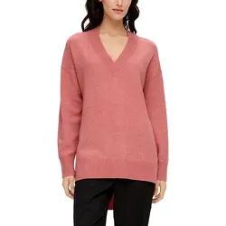 s.Oliver Longpullover, mit asymmetrischer Schnittlänge, Gr. 36, orange, , 10552411-36