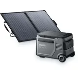 Set Anker SOLIX EverFrost 2 Akku-Kühlbox, 40L + PS100 bifaziales faltbares Solarpanel