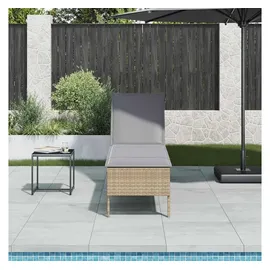 vidaXL Sonnenliege 200 x 55 x 44 cm Beige