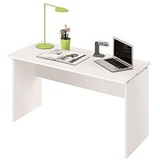 LIQUIDATODO ® - Moderner und billiger Bürotisch 120 cm in Hochglanz weiß