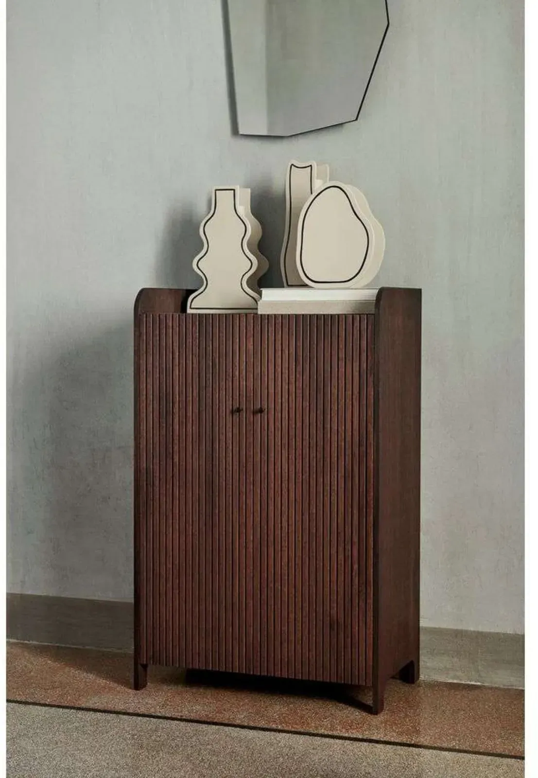 Vasen ferm LIVING, Beige, Stein - 21.5 - 28