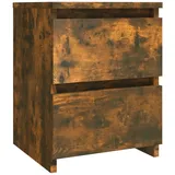 vidaXL Nachtschrank Räuchereiche 30 x 30 x 40 cm Braun