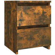 vidaXL Nachtschrank Räuchereiche 30 x 30 x 40 cm Braun