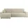 Mirjan24 Ecksofa Creme, Textil, 5-Sitzer, L-Form 244x145 cm, Wohnzimmer, Sofas - Couches, Wohnlandschaften, Ecksofas