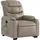 vidaXL Massagesessel mit Aufstehhilfe Kunstleder 93 x 99,5 x 93 cm Cappuccino-Braun