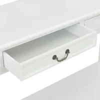 VidaXL Konsolentisch Weiß 110 x 35 x 80 cm