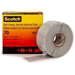 3M Scotch® 70 Silikon-Kautschuk-Band, selbstverschweißend, 25mm breit, 9m lang