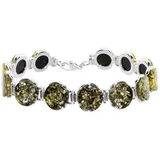Ostsee-Schmuck Armband Classic silber 925 18,5 cm